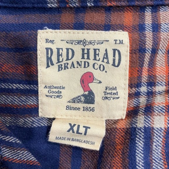 Red Head Brand Co. Men’s Multicolor Long Sleeve Collared Button Up Shirt Size XL - Picture 5 of 8